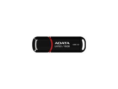 ADATA 16GB UV150 Snap-on Cap USB 3.0 Flash Drive (AUV150-16G-RBK)