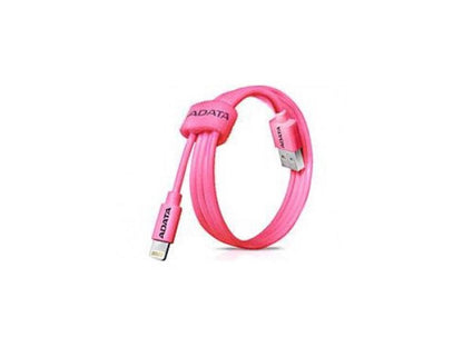 A-Data AMFIPL-100CM-CPK Adata Apple Lightning Cable Pink Plasitc Color Box 100Cm