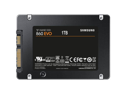 Samsung 860 EVO MZ-76E1T0BW 1 TB 2.5" Internal Solid State Drive - SATA