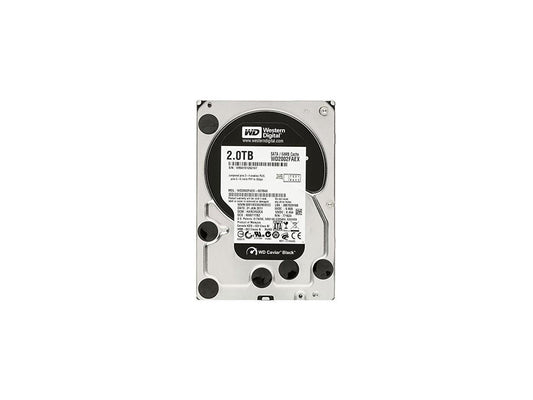 WD Black WD2002FAEX 2TB 3.5" 7200rpm Hot Swappable Internal Hard Drive