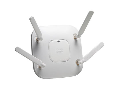 Cisco Aironet 3600i IEEE 802.11n 1.30 Gbit/s Wireless Access Point - 5 GHz, 2.40 GHz - MIMO Technology - Beamforming Technology - 1 x Network (RJ-45) - AC Adapter, PoE