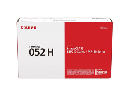 Canon 052H Original Toner Cartridge - Single Pack - Black - Laser - High Yield - 9200 Pages