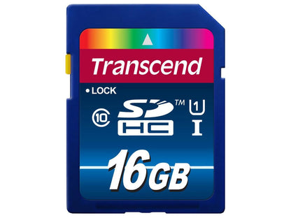 Transcend 16 GB Secure Digital High Capacity (SDHC) Flash Card