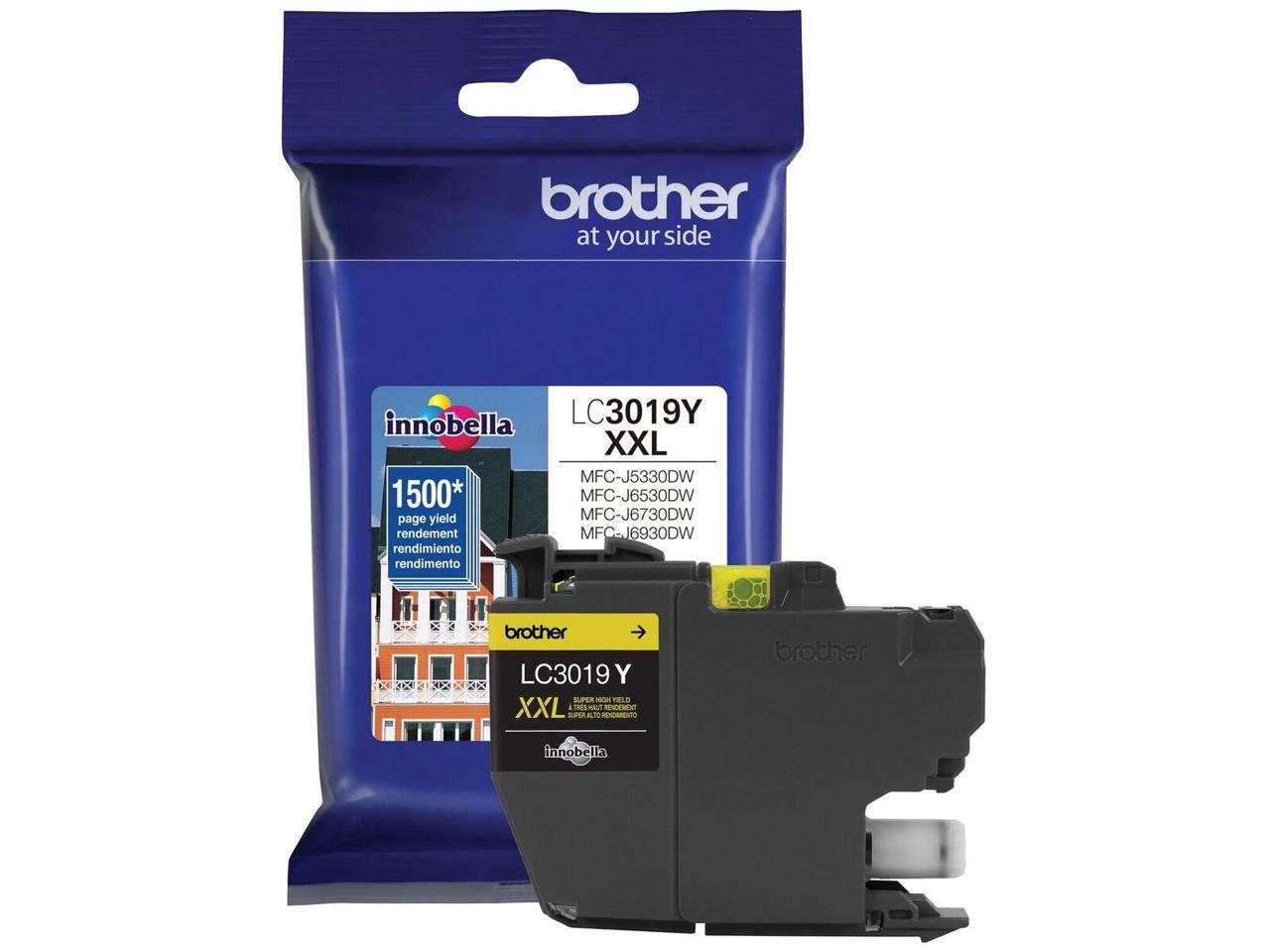 BROTHER INTERNATIONAL LC3019Y Super High Yield Ylw Ink Crtrd