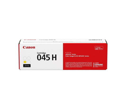Canon 045 H High Yield Toner Cartridge - Yellow