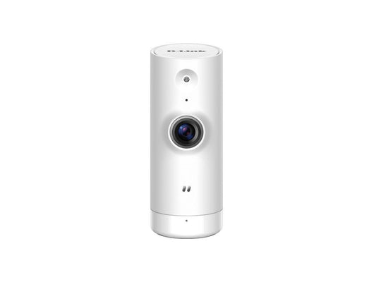 D-Link Mini HD Wi-Fi Indoor Camera - HD Resolution - Night Vision - Remote Access - White (DCS-8000LH)