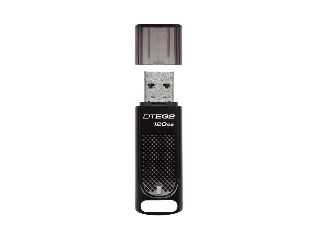 Kingston 128GB DataTraveler Elite G2 Flash Drive - 128 GB - USB 3.1 - 5 Year Warranty