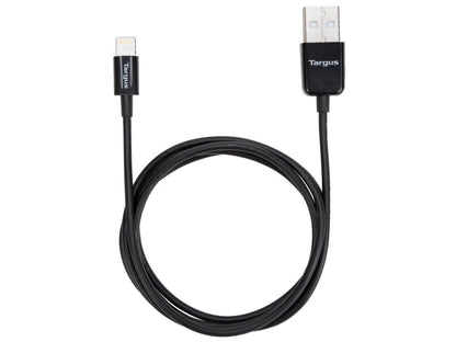 Targus Sync & Charge Lightning Cable for Compatible Apple Devices (Black) - 1 Meter - ACC961BT