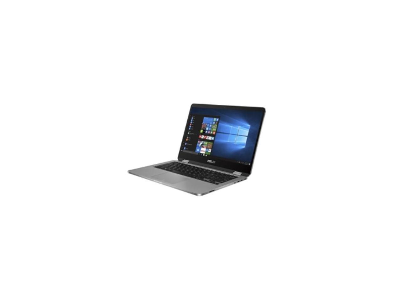 ASUS VivoBook Flip J401MA-YS02 Intel Celeron N4000 (1.10 GHz) 4 GB Memory 64 GB eMMC Intel UHD Graphics 600 14" Touchscreen 1920 x 1080 Convertible 2-in-1 Laptop Windows 10 S