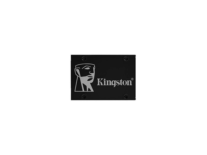Kingston KC600 - Solid state drive - encrypted - 2 TB - internal - 2.5" - SATA 6Gb/s - 256-bit AES-XTS - Self-Encrypting