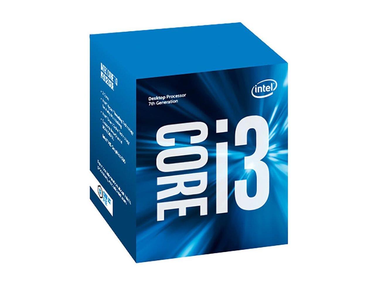 Intel Core i3 i3-7100T Dual-core (2 Core) 3.40 GHz Processor - Socket H4 LGA-1151Retail Pack - 512 KB - 3 MB Cache - 8 GT/s DMI - 64-bit Processing - 14 nm - 3 Number of Monitors Supported - Intel HD