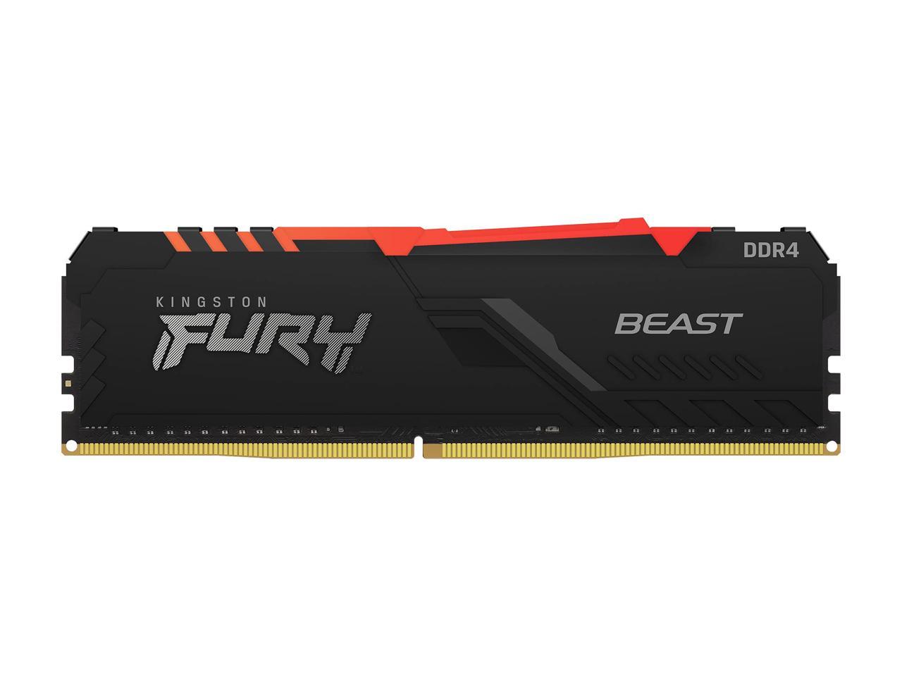 Kingston Fury Beast RGB 2x16GB DDR4 3200MHz 288pin DIMM Memory Kit KF432C16BB1AK