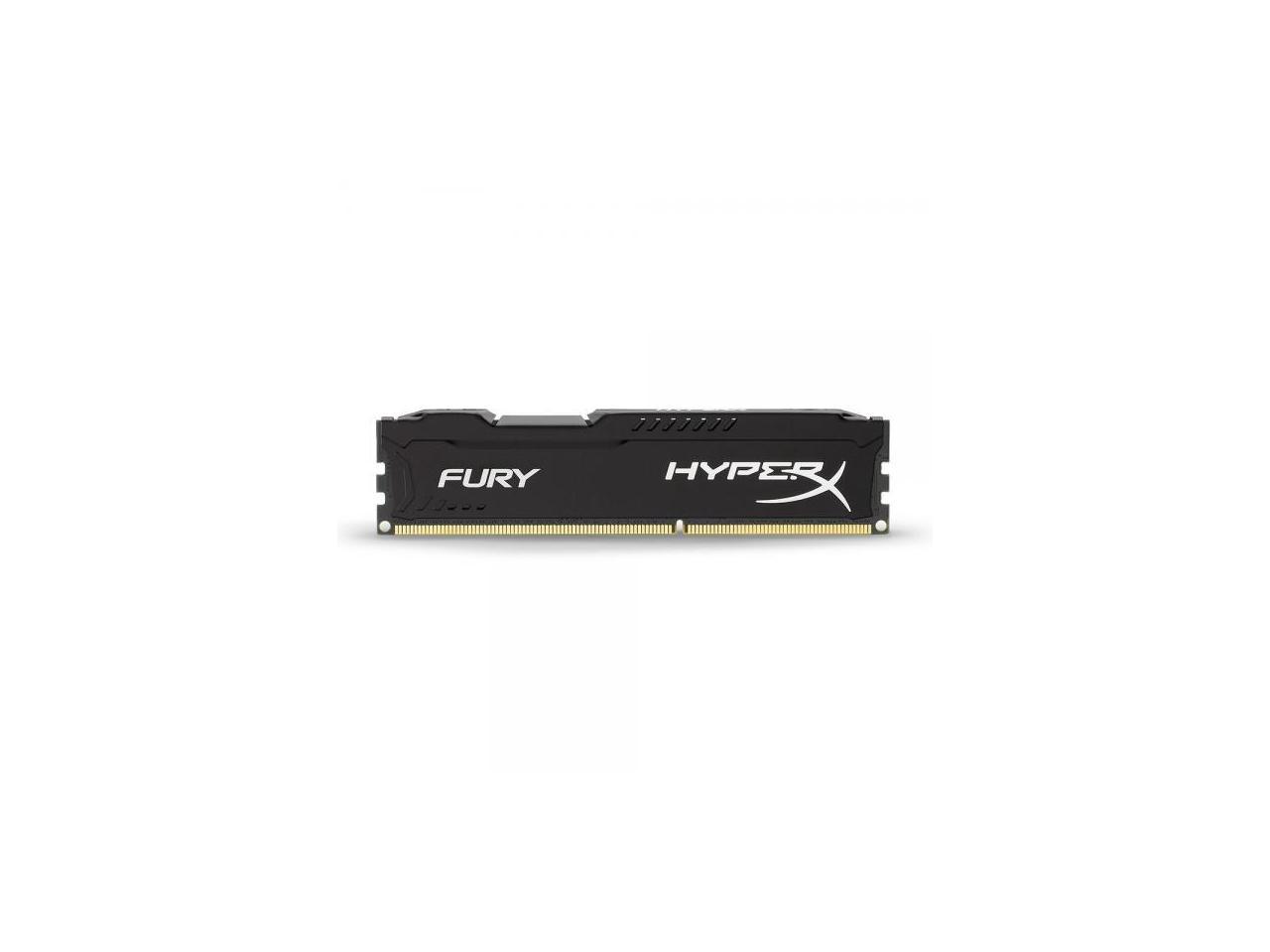 Kingston HyperX FURY 4GB 1600MHz DDR3 CL10 DIMM - Black (HX316C10FB/4)