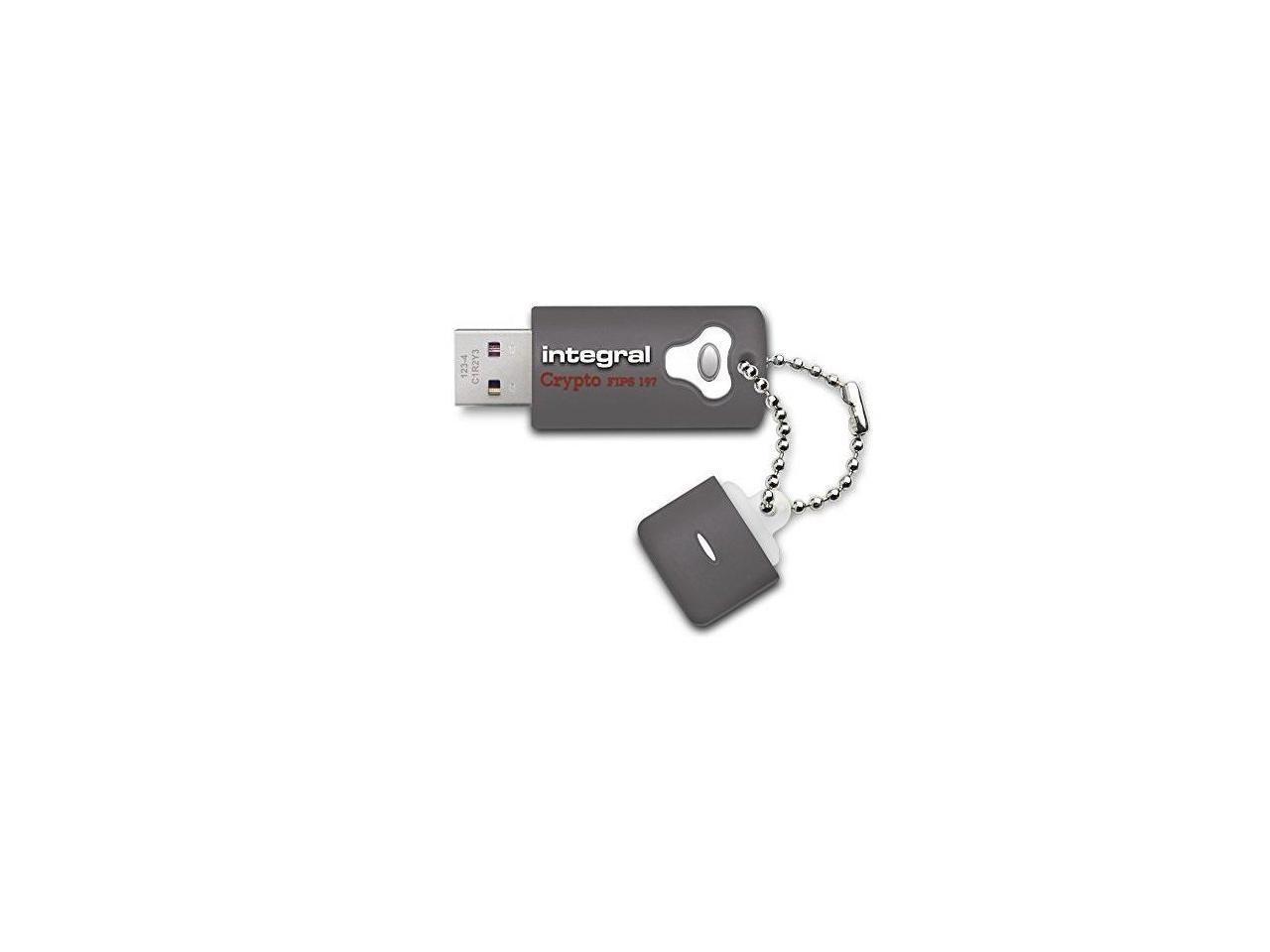 16GB Integral Drive FIPS 197 Encrypted USB3.0 Flash Drive (AES 256-bit Hardware Encryption)