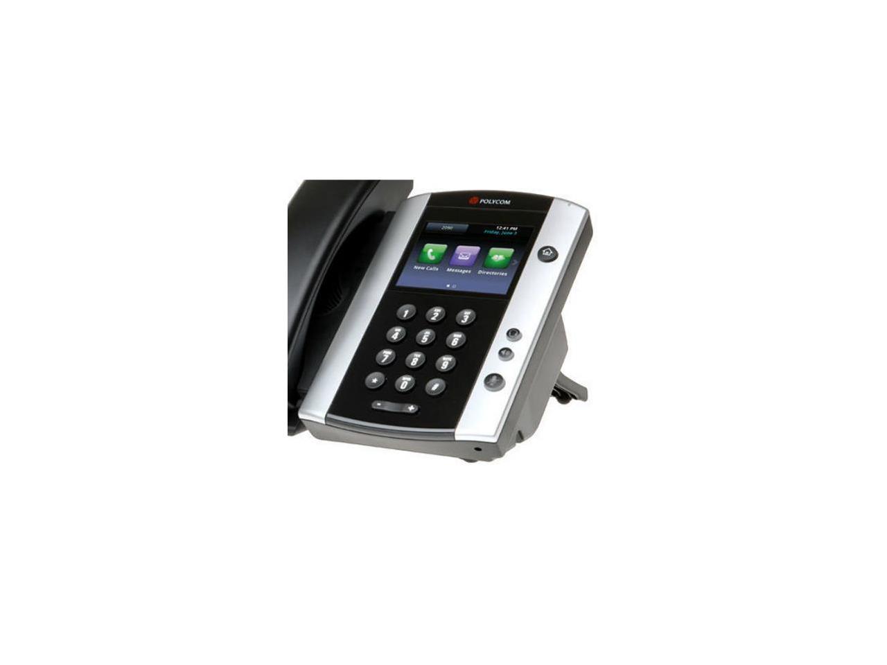 Polycom 2200-48500-025 VVX 501 12-Line Business Media VoIP Conference Phone