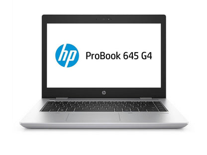 HP ProBook 645 G4 14" LCD Notebook - AMD Ryzen 7 2700U Quad-core (4 Core) 2.20 GHz - 8 GB DDR4 SDRAM - 500 GB HDD - Windows 10 Pro 64-bit - 1366 x 768 - Natural Silver - AMD Radeon RX Vega 10 Gra