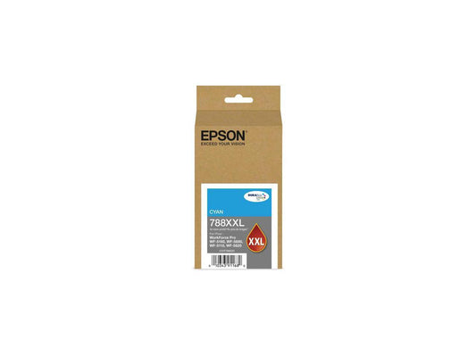 Epson 788 - 788XXL DURABrite Extra High Yield Ink Cartridge - Cyan