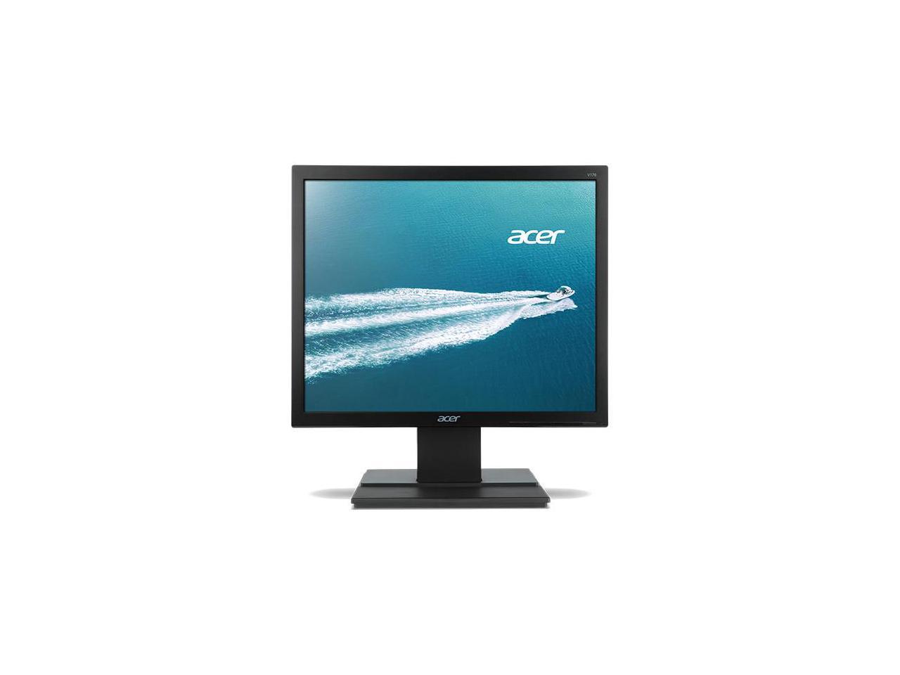 Acer V196L Bb 19" 1280 x 1024 SXGA Resolution 75Hz 5ms VGA 5:4 Aspect Ratio Acer eColor Technology EcoDisplay Backlit LED IPS Monitor