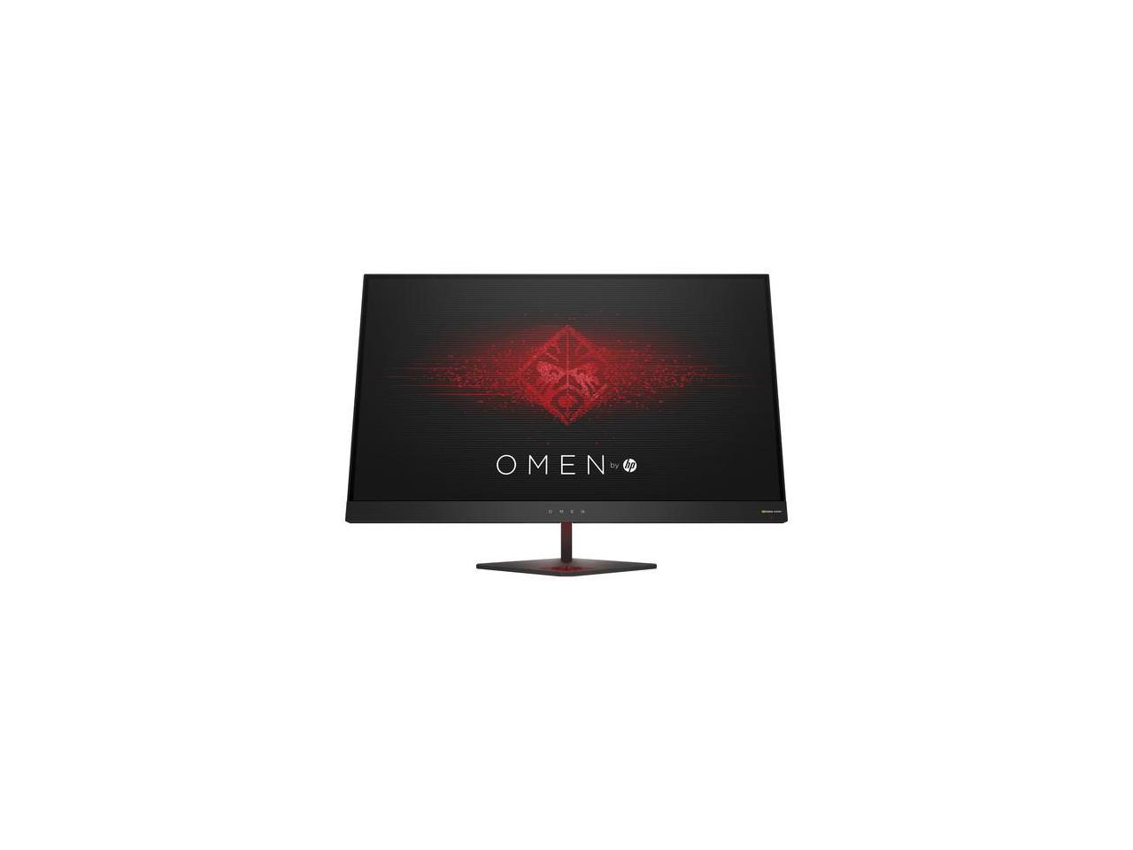 HP Omen 27" Gaming Monitor Black, 165Hz 1ms, G-sync, TN Panel, Height Adjustable, HDMI/Display Port/USB 3.0 x 2