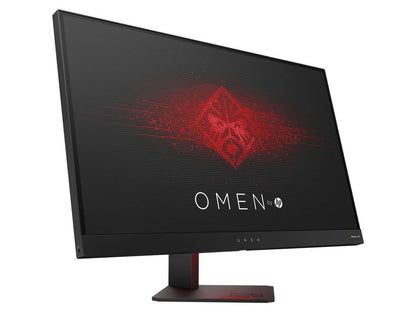 HP Omen 27" Gaming Monitor Black, 165Hz 1ms, G-sync, TN Panel, Height Adjustable, HDMI/Display Port/USB 3.0 x 2