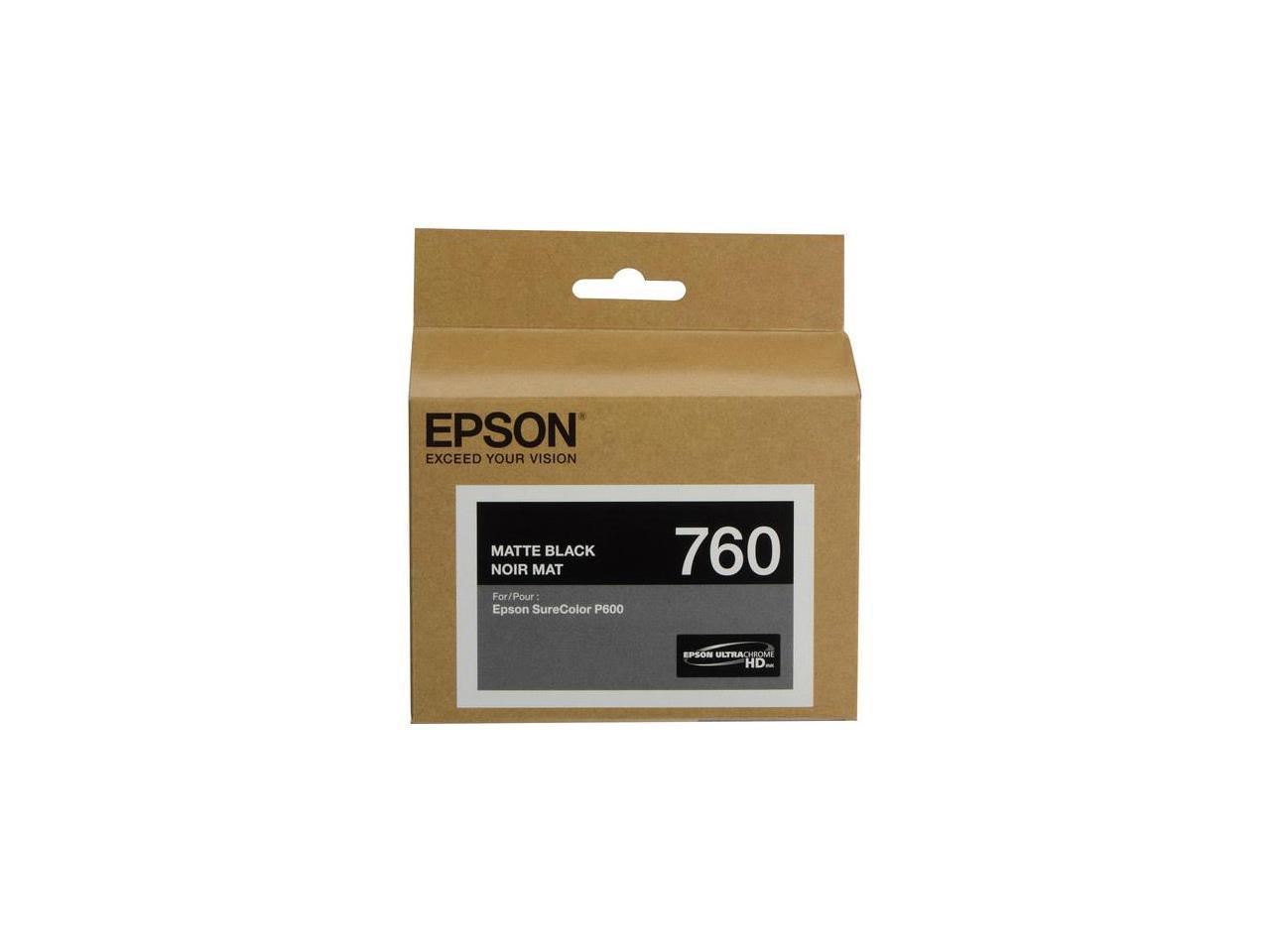EPSON PRINT T760820 T760 ULTRACHROME HD MATTE BLACK INK