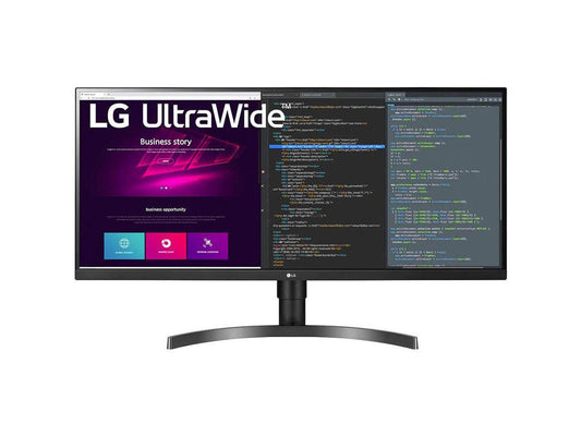LG 34WN750-B.AUS 34" UltraWide QHD 3440 x 1440 (2K) 5 ms (GTG at Faster) 75 Hz 2 x HDMI, DisplayPort, USB AMD FreeSync Built-in Speakers IPS HDR 10 Monitor