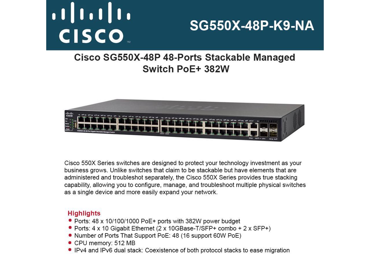 SG550X 48P 48 Port Switch