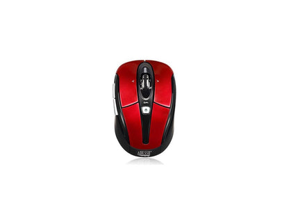 ADESSO iMouse S60R Red 6 Buttons Tilt Wheel USB RF Wireless Optical 1600 dpi Mouse