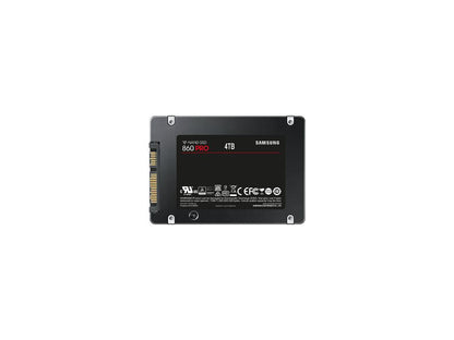 SAMSUNG 860 Pro Series 2.5" 4TB SATA III V-NAND 2-bit MLC Internal Solid State Drive (SSD) MZ-76P4T0E