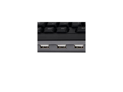 ADESSO AKB-132HB ADESSO DESKTOP MULTIMEDIA USB KEYBOARD WITH BUILTIN 3 PORTS USB HUB CONVENIENT