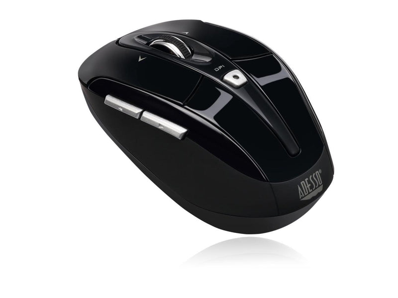 ADESSO iMouse S60B Black 6 Buttons Tilt Wheel USB RF Wireless Optical 1600 dpi Mouse