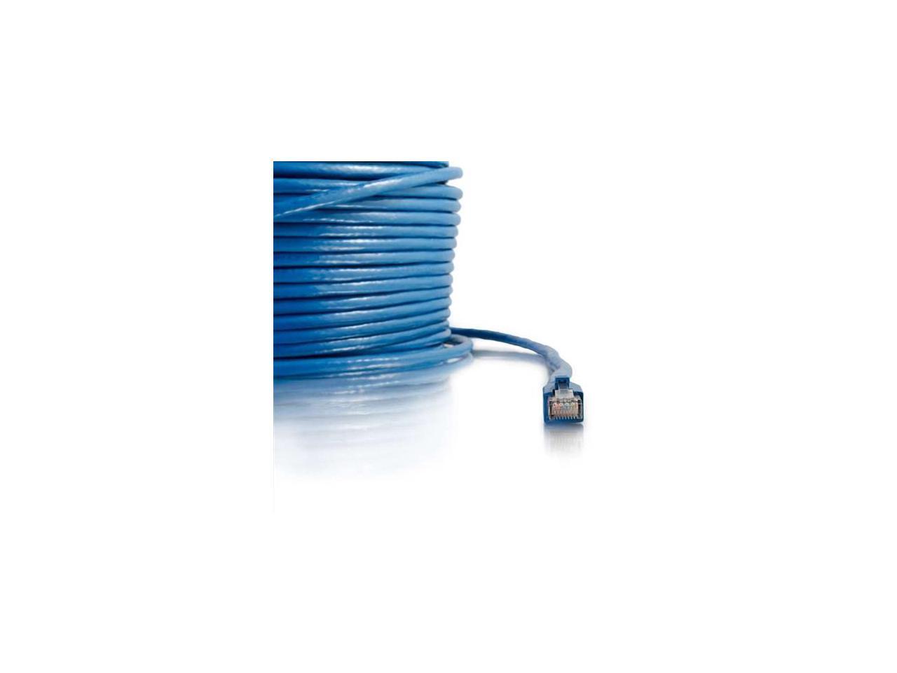 150FT CAT6 SNAGLESS SOLID SHIELDED ETHERNET NETWORK PATCH CABLE - BLUE