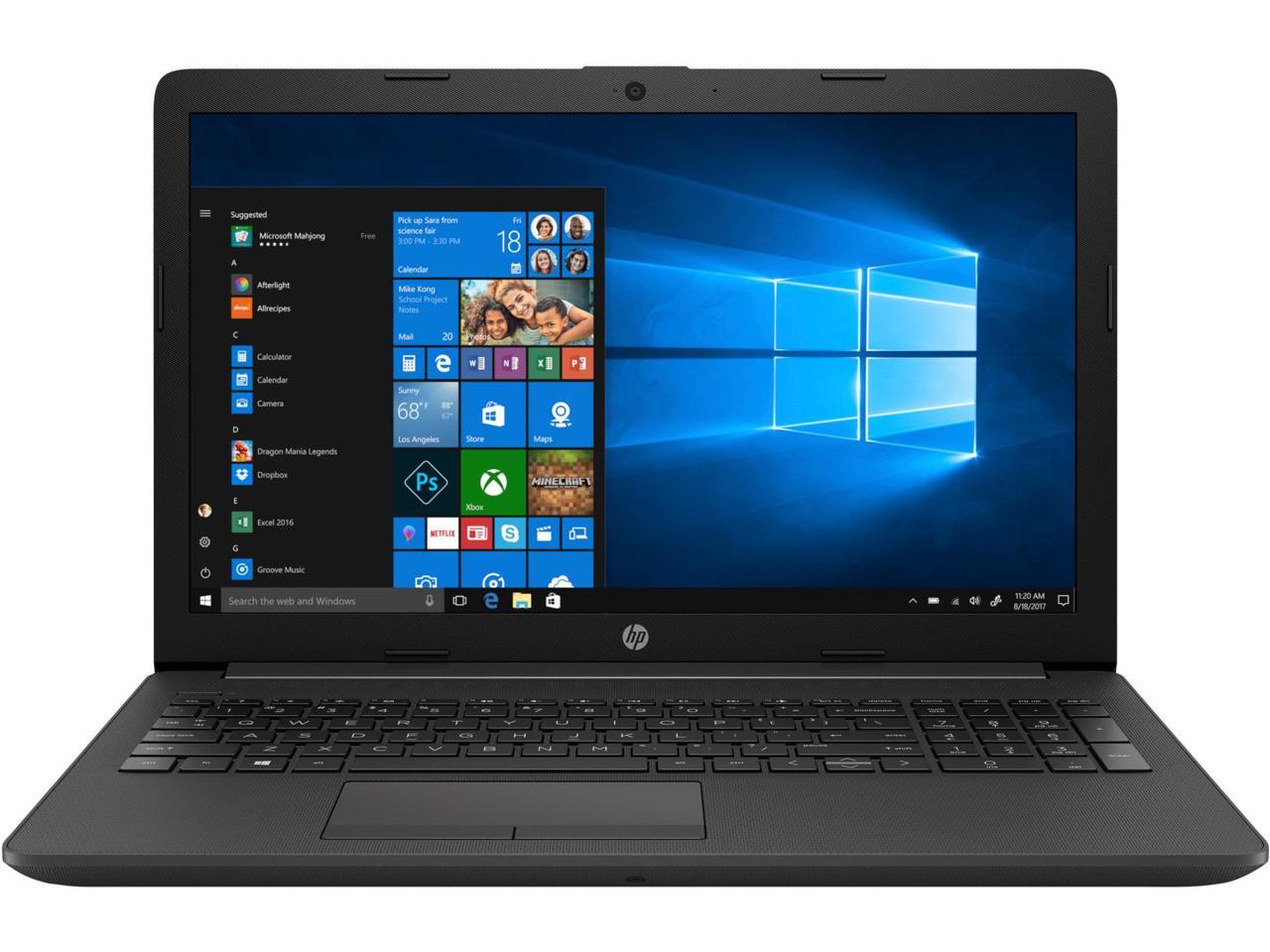 HP 250 G7 15.6" LCD Notebook - Intel Core i5 (8th Gen) i5-8265U Quad-core (4 Core) 1.60 GHz - 4 GB DDR4 SDRAM - 500 GB HDD - Windows 10 Home 64-bit (English) - 1366 x 768 - Intel UHD Graphics 620