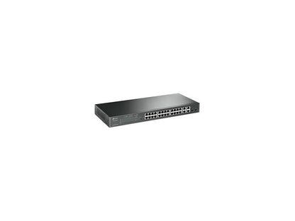 TP-LINK T1500-28PCT (TL-SL2428P) 24-Port 10/100Mbps + 4-Port Gigabit Smart PoE+ Switch