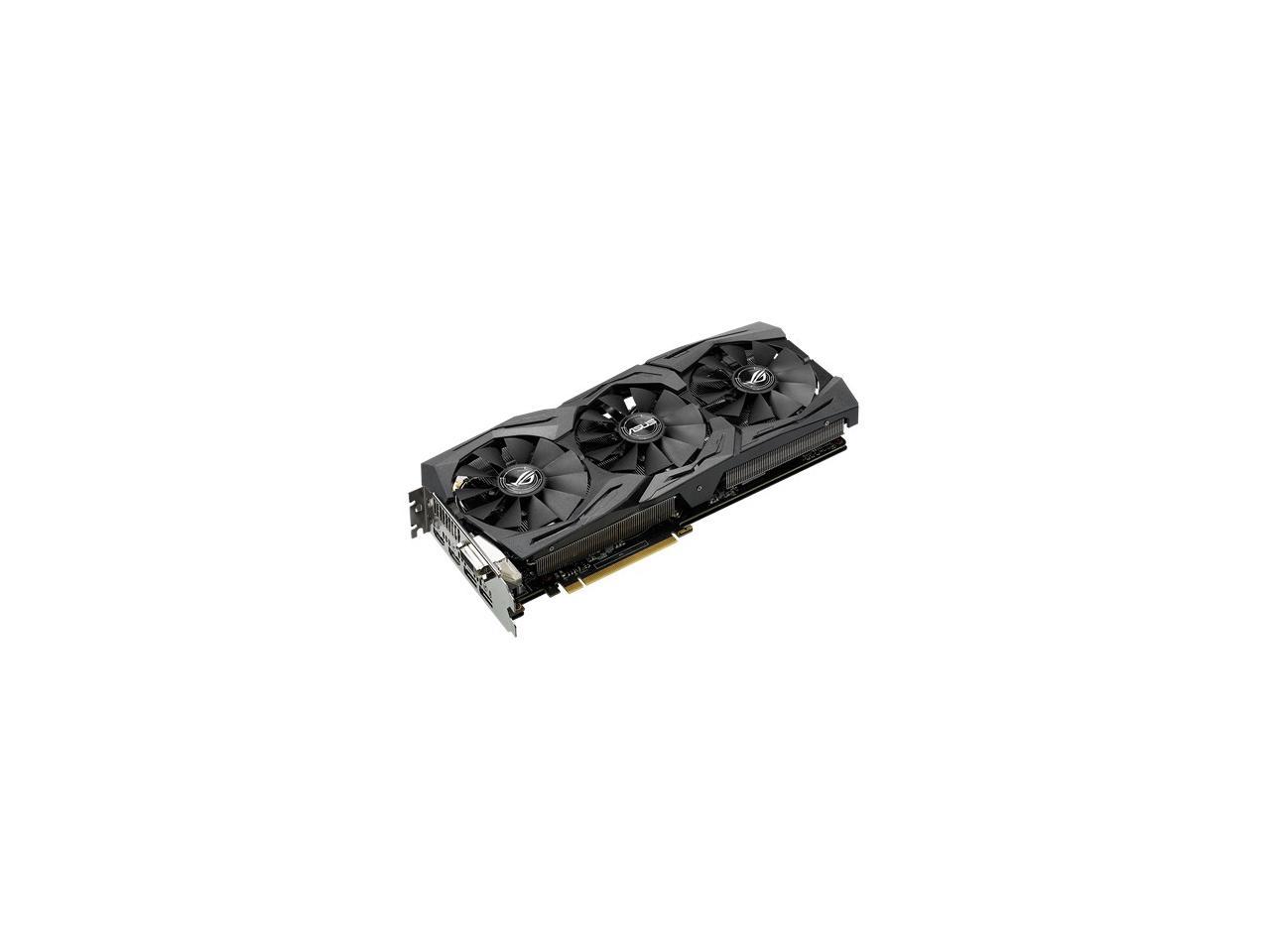ASUS ROG Strix GeForce GTX 1060 Advanced edition 6GB GDDR5 with Aura Sync RGB Video Card (ROG-STRIX-GTX1060-A6G-GAMING)