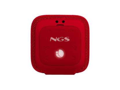 NGS 10W Wireless BT Speaker, Roller Coaster - Red