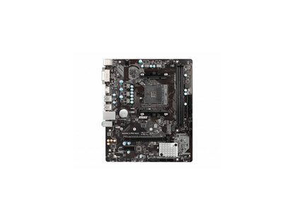 MSI A320M-A PRO MAX Socket AM4/ AMD A320/ DDR4/ SATA3&USB3.2/ M.2/ m-ATX Motherboard Model A320MAPMAX