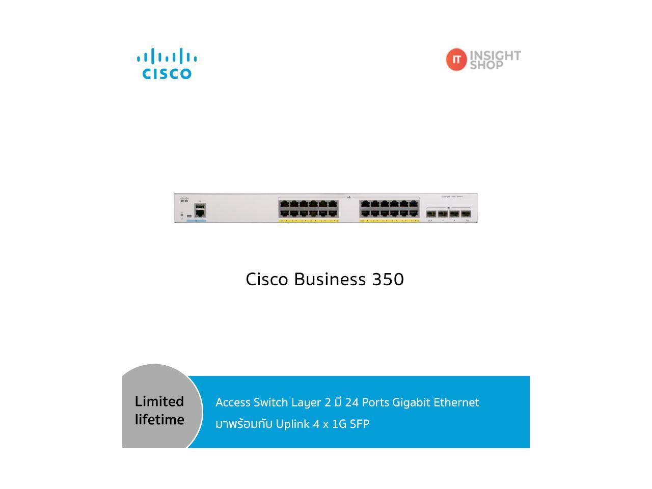 Cisco 250 CBS250-24T-4G Ethernet Switch CBS25024T4GNA