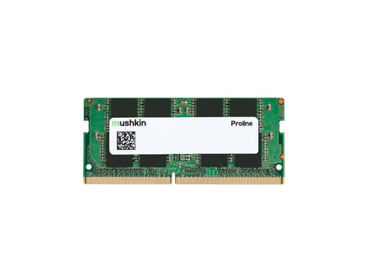 Mushkin 16GB Proline DDR4 PC4-2933 2933MHz Notebook Memory SODIMM 1Rx8 21-21-21-47 Model MPL4T293MF16G18