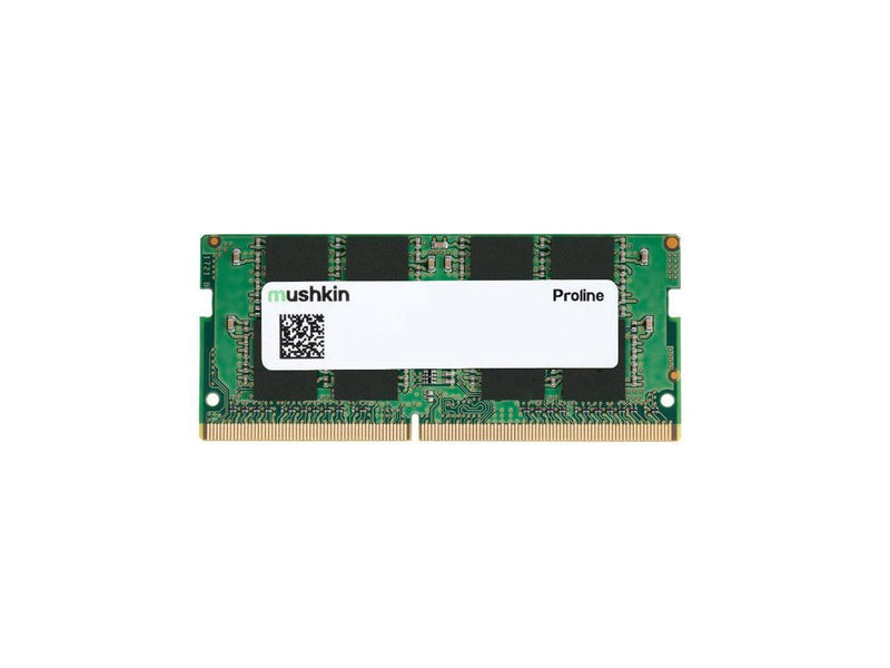 Mushkin 16GB Proline DDR4 PC4-2666 2666MHz Notebook Memory SODIMM 1Rx8 19-19-19-43 Model MPL4T266KF16G18