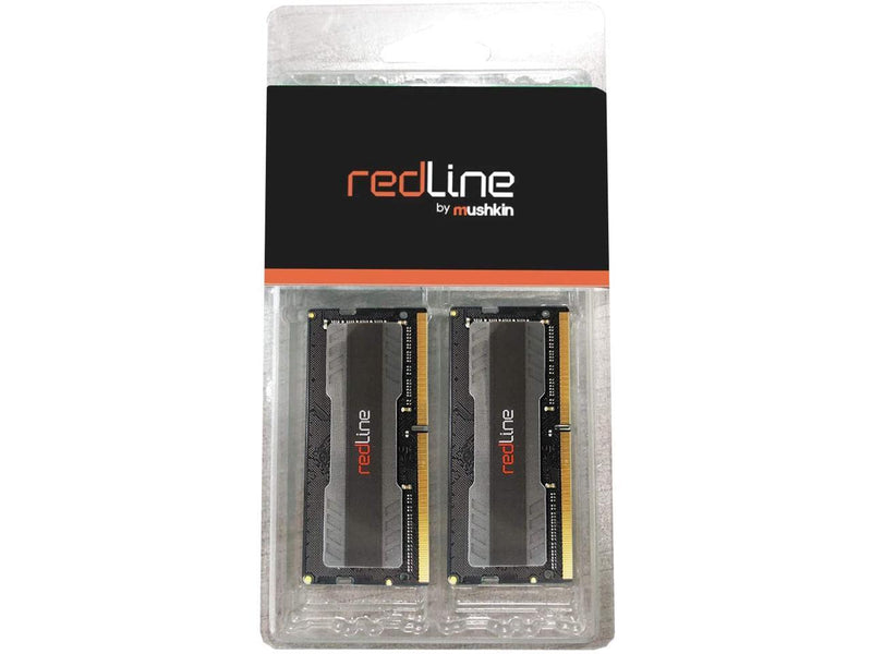 Mushkin 32GB (2x16GB) Redline Notebook – DDR4 (PC4-25600) 3200MHz CL-16 – 260-pin 1.35V RAM – Dual-Channel – Low-Voltage – Gaming Laptop Memory Model MRA4S320GJJM16GX2