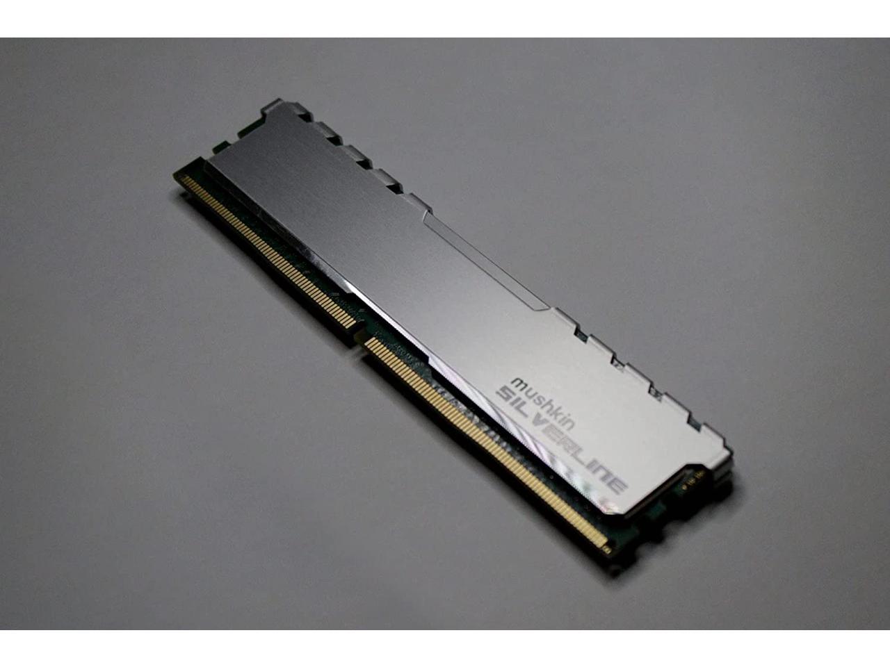 Mushkin 32GB(1X32GB) Silverline DDR4 PC4-3200 3200MHz UDIMM 22-22-22-52 Desktop Memory Model MSL4U320NF32G