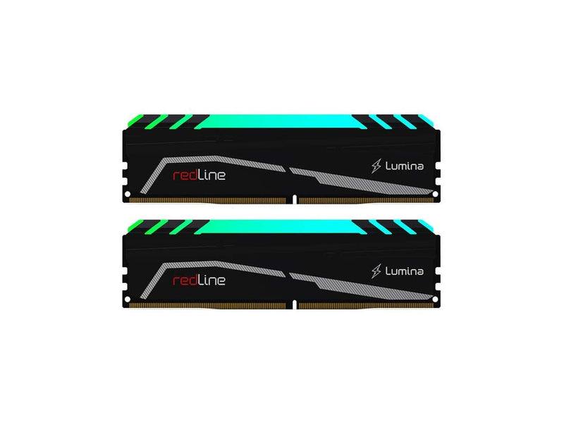 Mushkin 64GB(2x32GB) Redline Lumina – DDR4 RGB (PC4-28800) 3600MHz CL-16 – 288-pin 1.4V XMP Ready – LED Heatsink – Desktop Memory Model MLA4C360GKKP32GX2