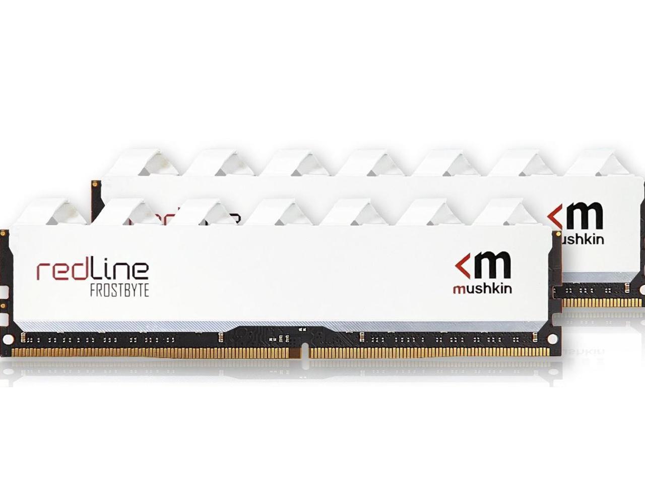 Mushkin - 16GB 2X8GB DDR4-3200 UDIMM PC4-25600 -3200MHz- 14-18-18-38 Redline Model MRD4U320EJJP8GX2