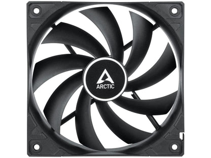 ARCTIC F12 PWM PST (4 Pack) - 120 mm PWM PST Case Fan with PWM Sharing Technology (PST), Value Pack, Very Quiet Motor, Computer, Fan Speed: 230-1350 RPM - Black Model ACFAN00260A