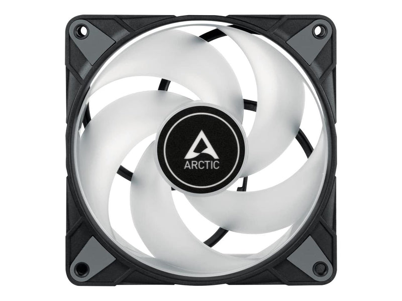 ARCTIC P14 PWM PST RGB 0dB (3 Pack) - Case Fan, 140 mm PWM Optimised for Static Pressure, Semi-Passive: 0-1900 RPM - Black Model ACFAN00255A