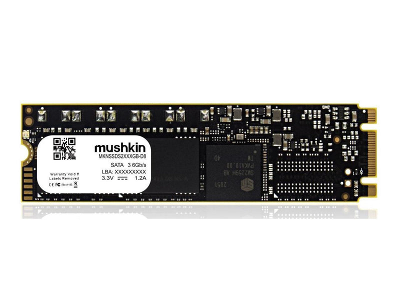 Mushkin Enhanced -256GB Solid State Drive - Source 2 - M.2 -3D -SATA-III 6Gb/s-Model -MKNSSDS2256GB-D8