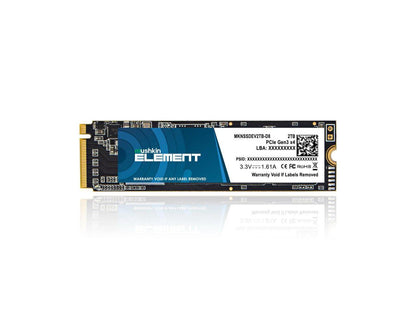 Mushkin 2TB ELEMENT M.2 2280 PCIE GEN3 X4 Solid State Drive