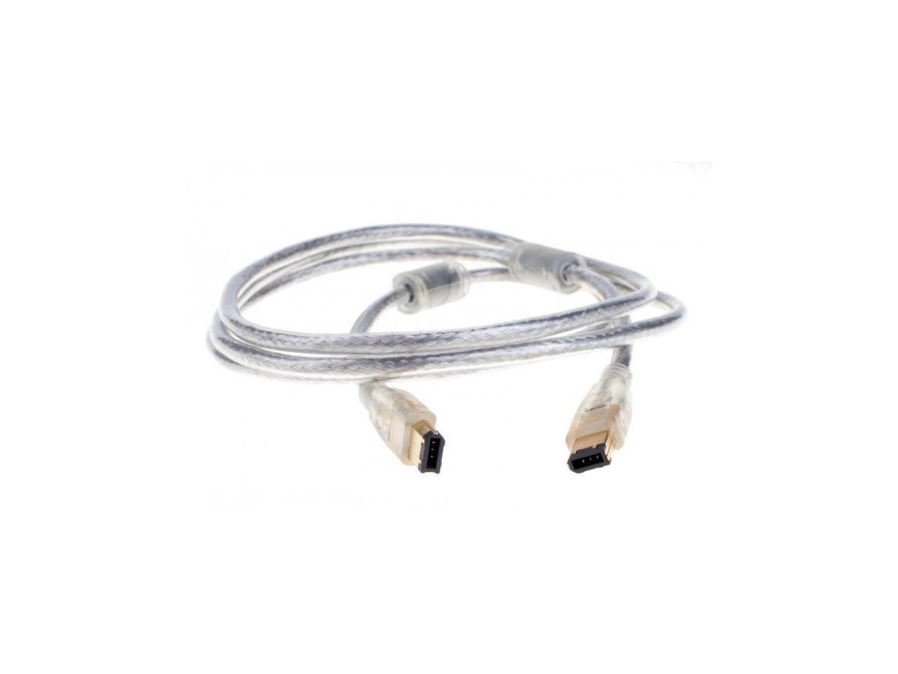NEON FireWire IEEE 1394 Cable 6-pin male to 6-pin male 6ft High Speed Gold Plated. Model S-PC-1051A