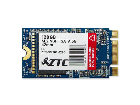 ZTC Armor 128GB 42mm M.2 NGFF 6G SSD Solid State Drive. Models ZTC-SM201-128G